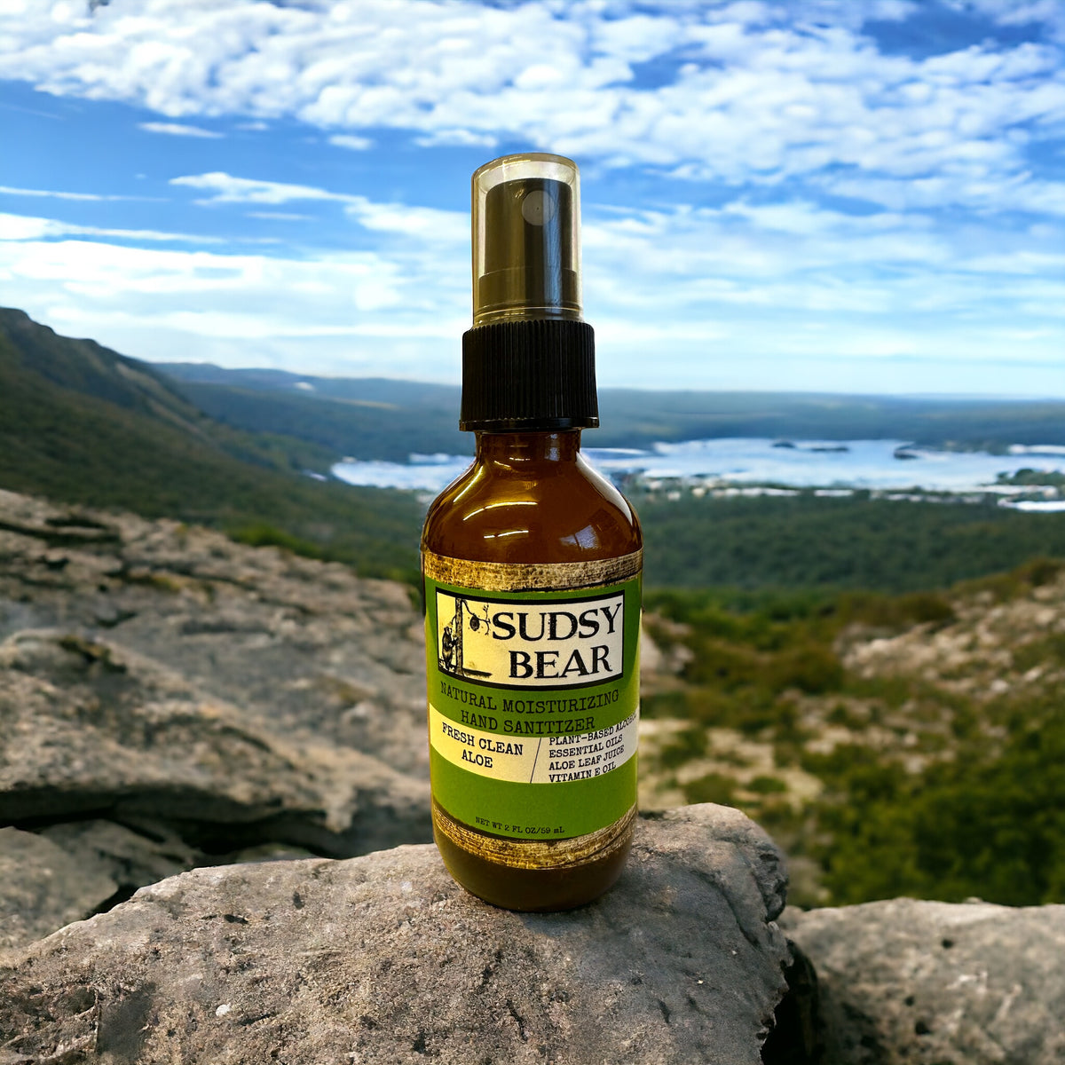 Fresh Clean Aloe-Natural Hand Sanitizer – SUDSY BEAR SOAP COMPANY