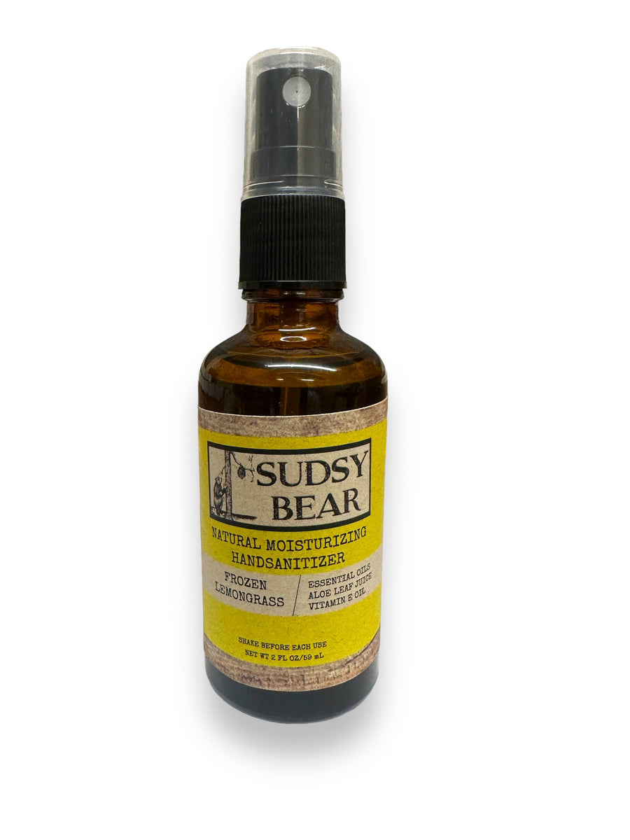 Frozen Lemongrass Natural Hand Sanitizer – SUDSY BEAR SOAP COMPANY