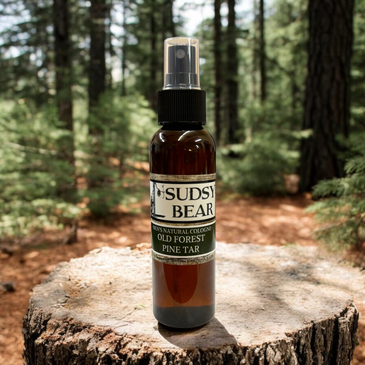 Old Forest Pine Tar-Natural Cologne – SUDSY BEAR SOAP COMPANY
