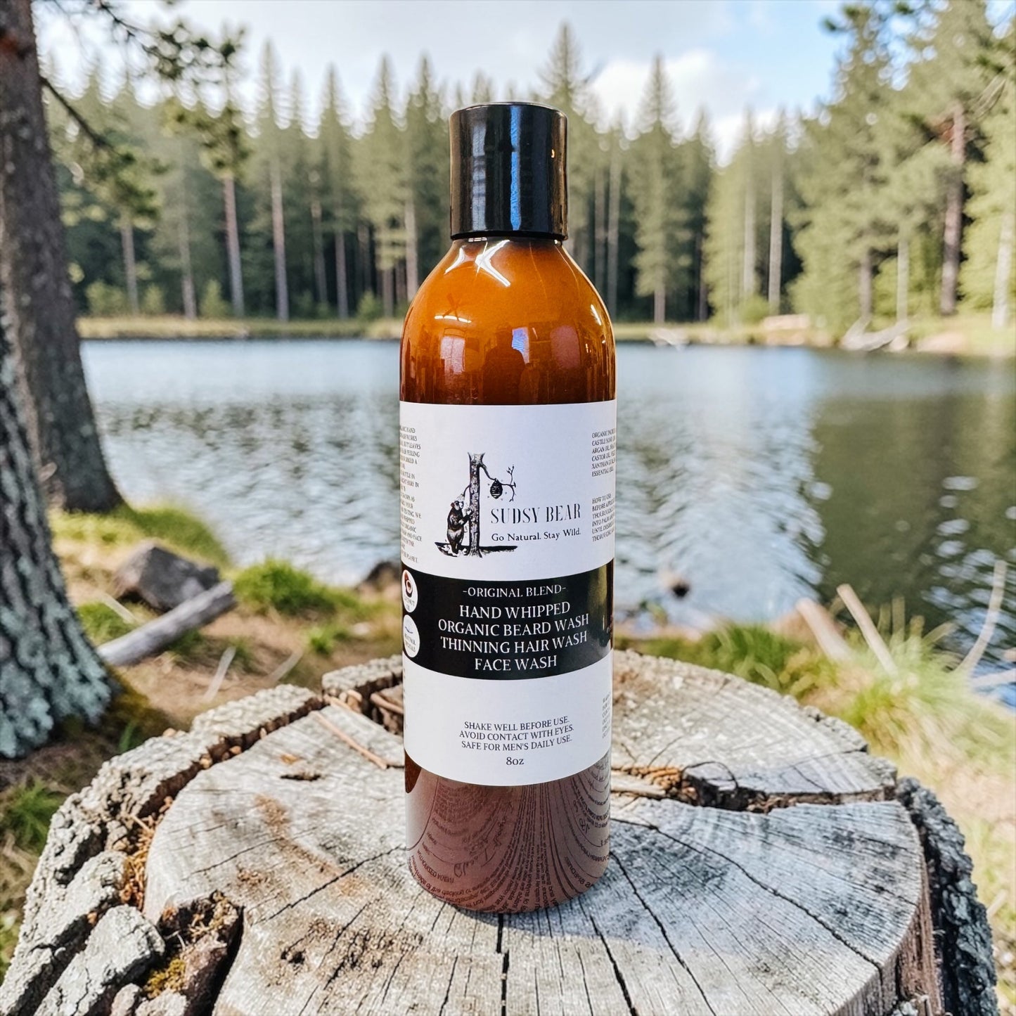 Hand Whipped Organic Beard, Face & Hair Wash