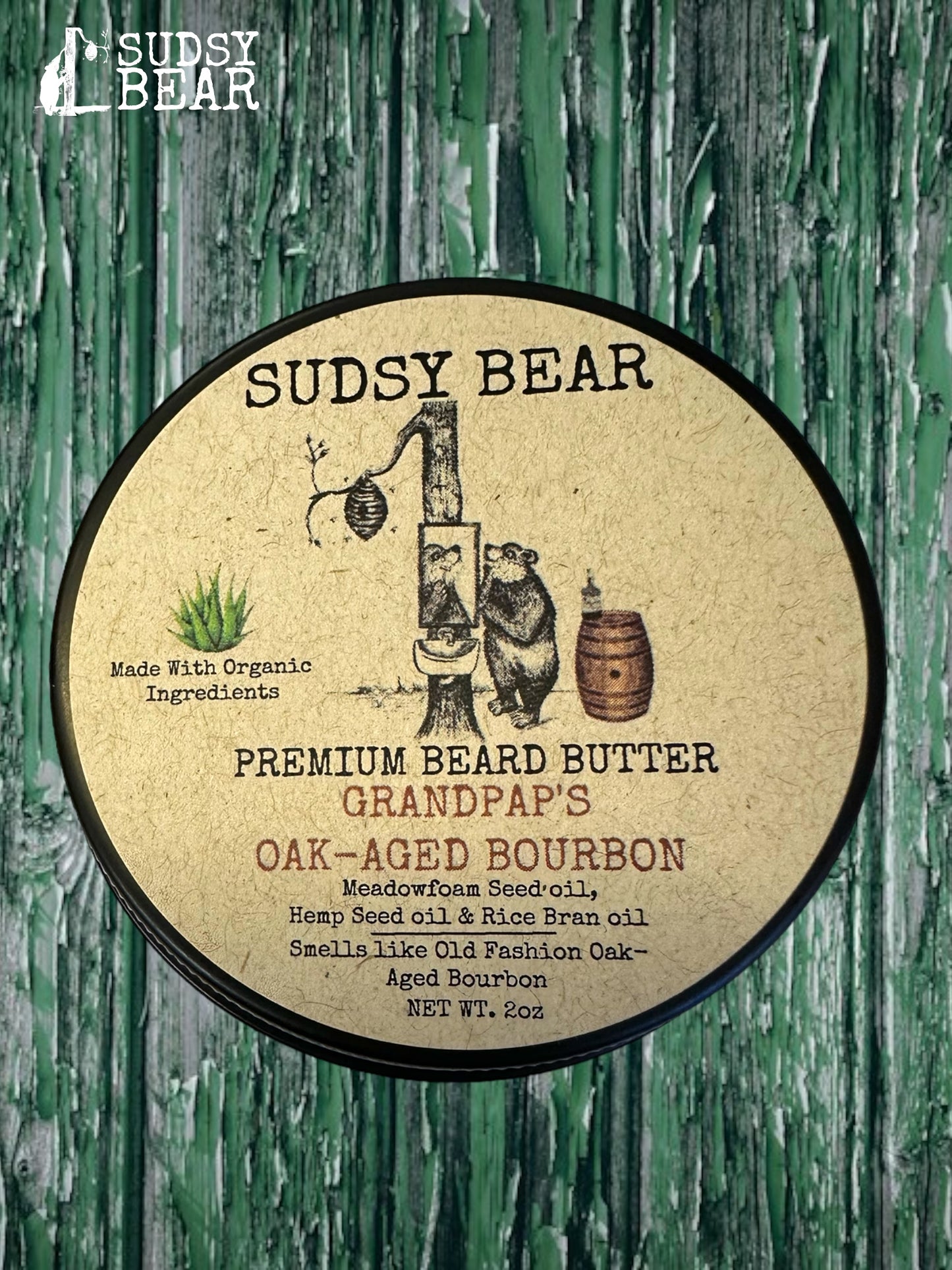 
                  
                    Grandpap's Oak-Aged Bourbon-Premium Beard Butter
                  
                