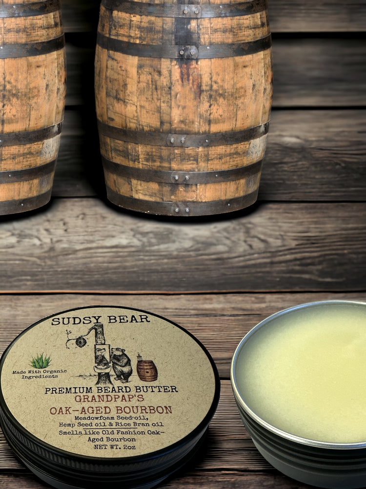 
                  
                    Grandpap's Oak-Aged Bourbon-Premium Beard Butter
                  
                