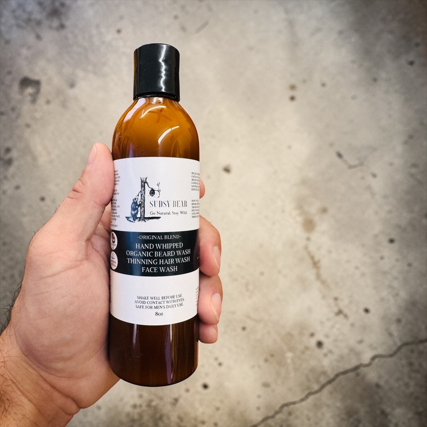 
                  
                    Organic Hand Whipped Beard Wash, Thinning Hair Wash and Face Wash
                  
                