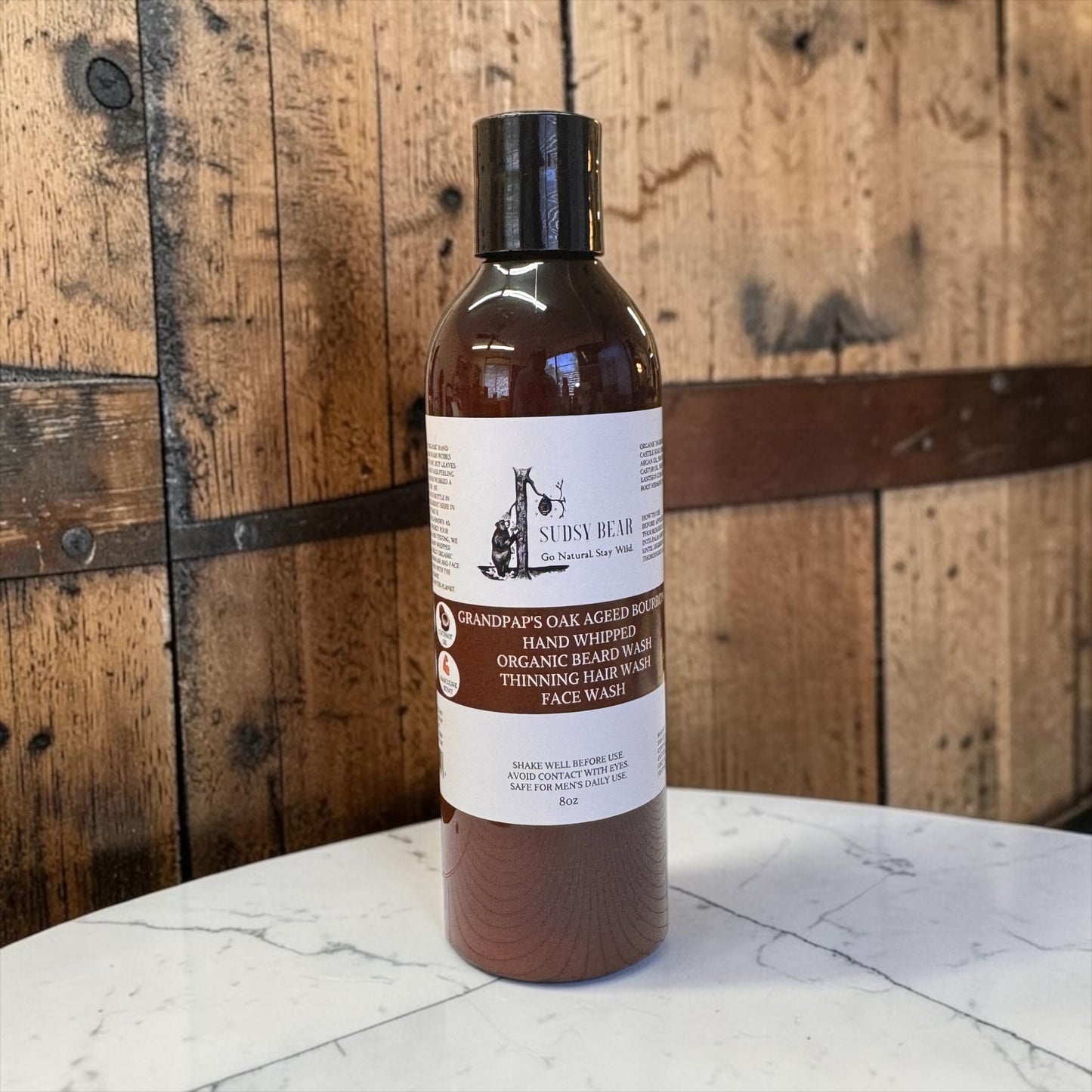 
                  
                    Grandpap's Oak Aged Bourbon-Hand Whipped Organic 3-in-1 Wash
                  
                