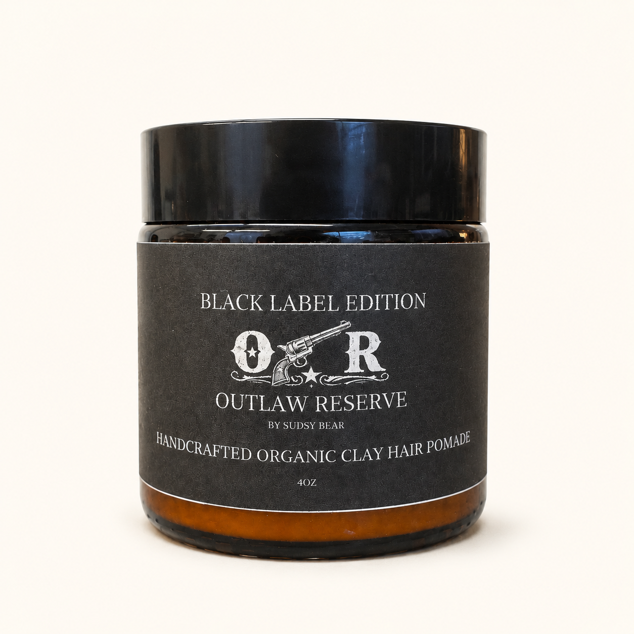 
                  
                    Black Label Edition-Outlaw Reserve Organic Clay Hair Pomade
                  
                