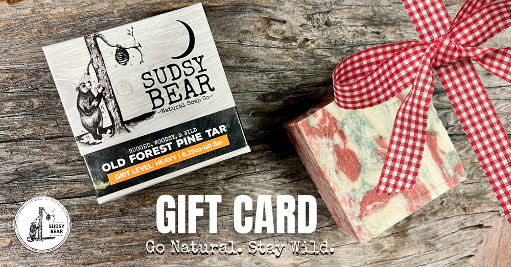 SUDSY BEAR GIFT CARDS