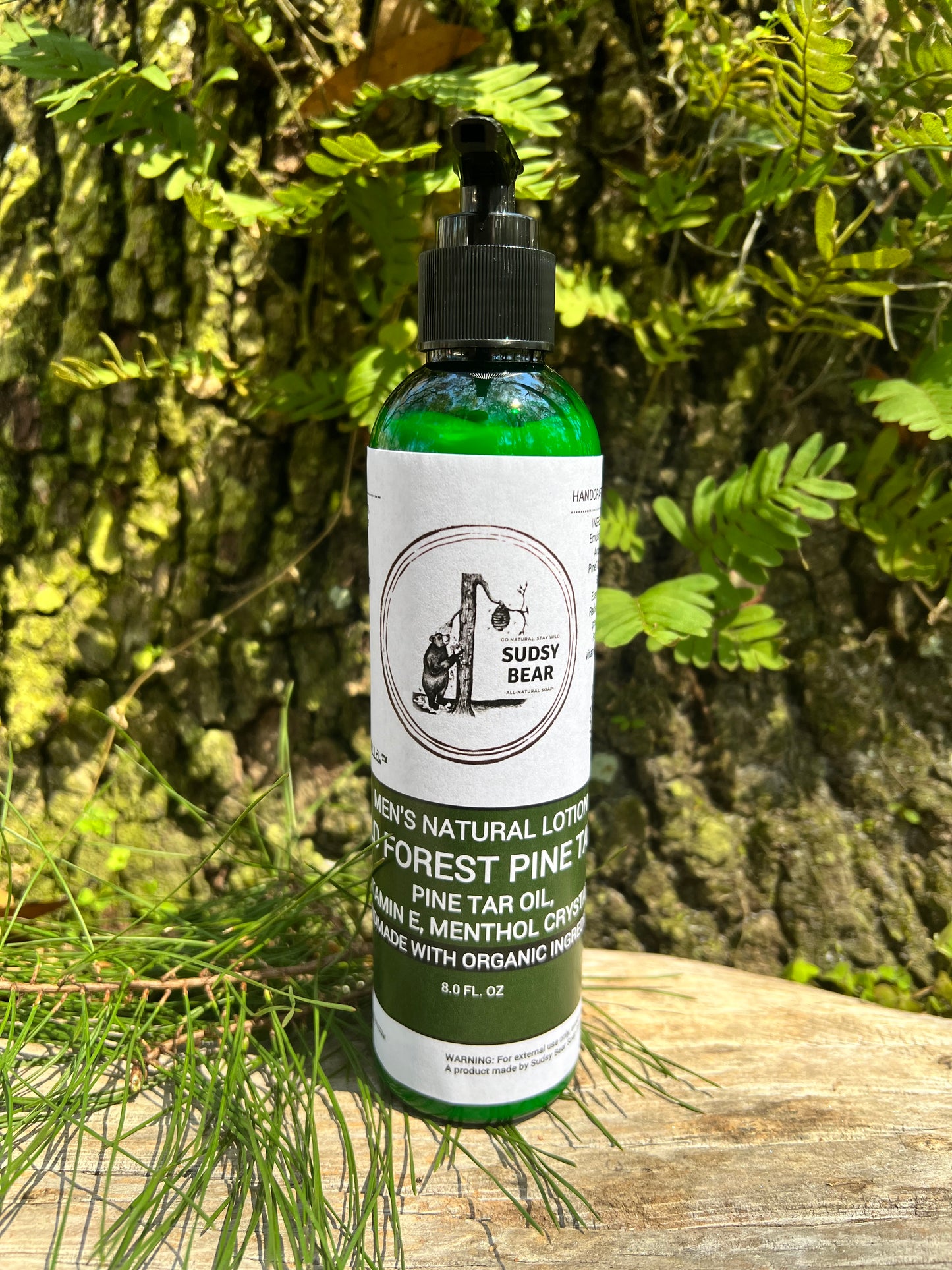 Old Forest Pine Tar Men's Lotion – SUDSY BEAR SOAP COMPANY